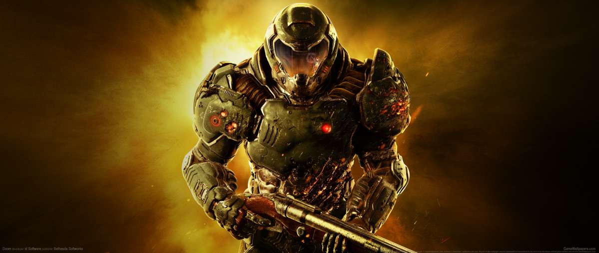 Doom ultrawide wallpaper or background 03