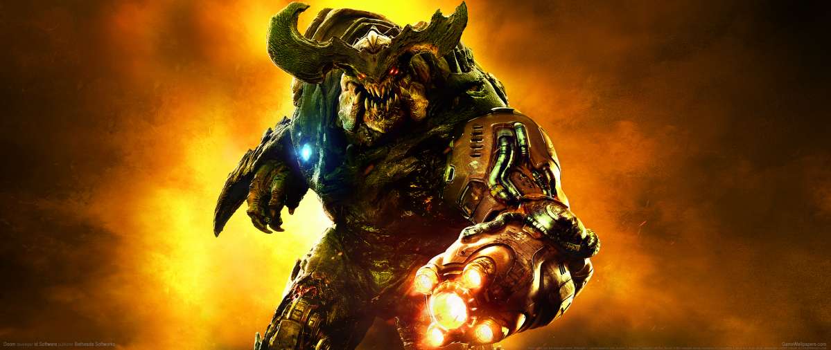 Doom ultrawide wallpaper or background 04