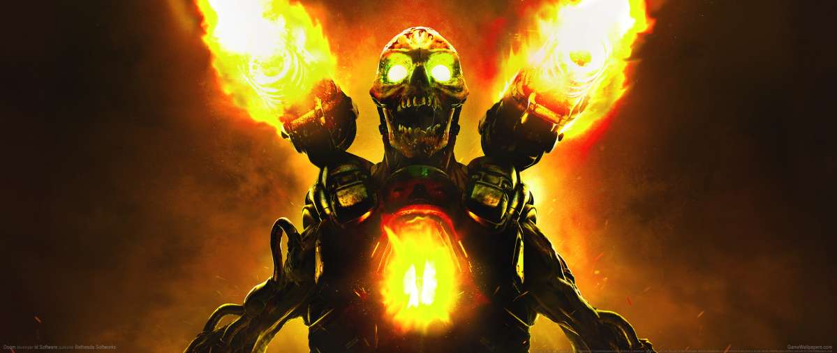 Doom ultrawide wallpaper or background 06