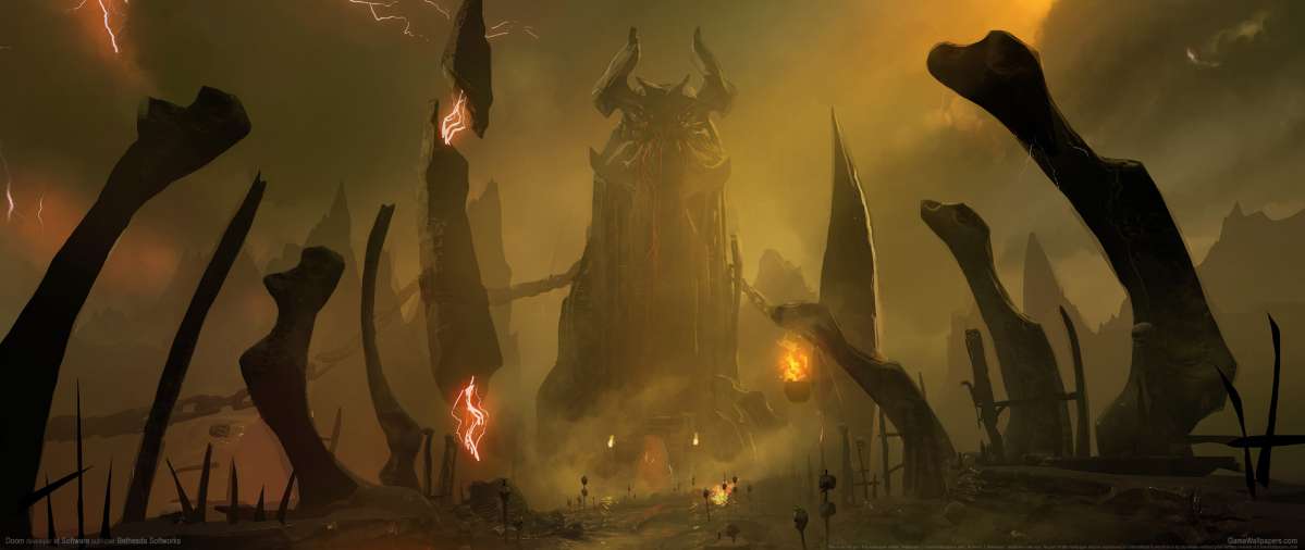 Doom ultrawide wallpaper or background 07