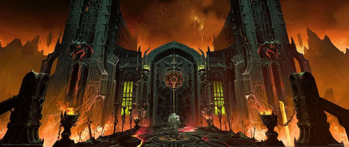 Doom Eternal ultrawide wallpaper or background 07