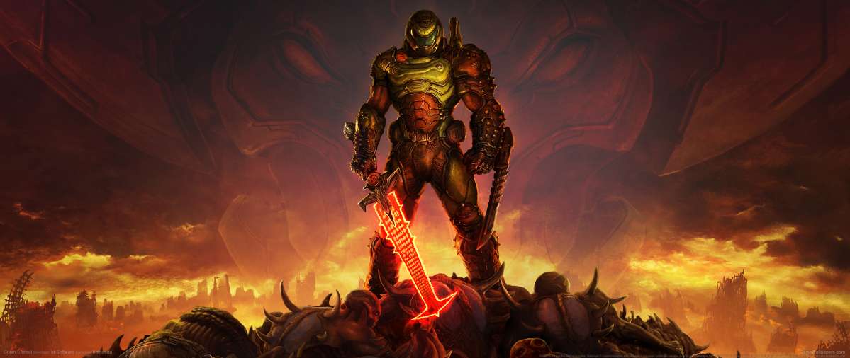 Doom Eternal ultrawide wallpaper or background 14