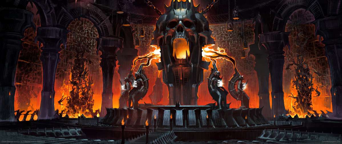 Doom Eternal ultrawide wallpaper or background 16