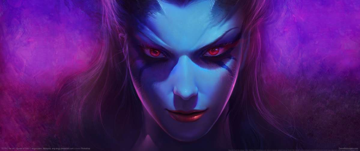 Dota 2 fan art ultrawide wallpaper or background 01