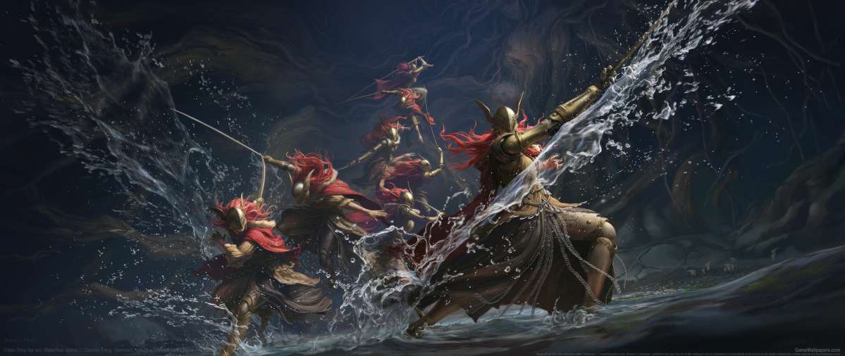 Elden Ring fan art ultrawide wallpaper or background 09