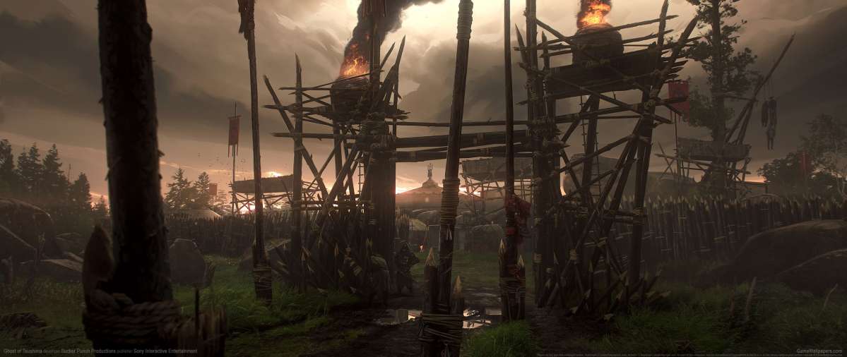 Ghost of Tsushima ultrawide wallpaper or background 06
