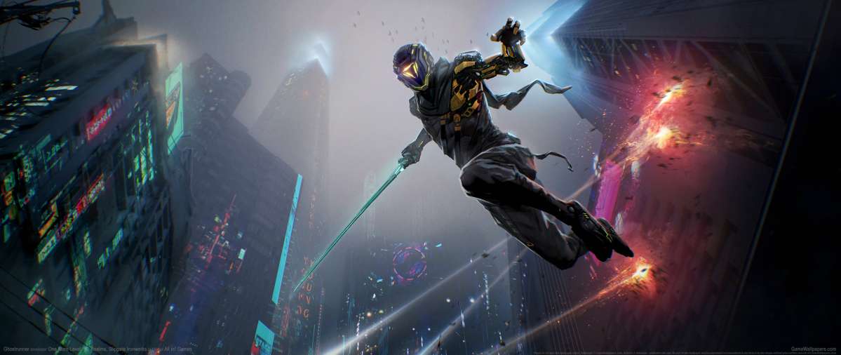 Ghostrunner ultrawide wallpaper or background 02