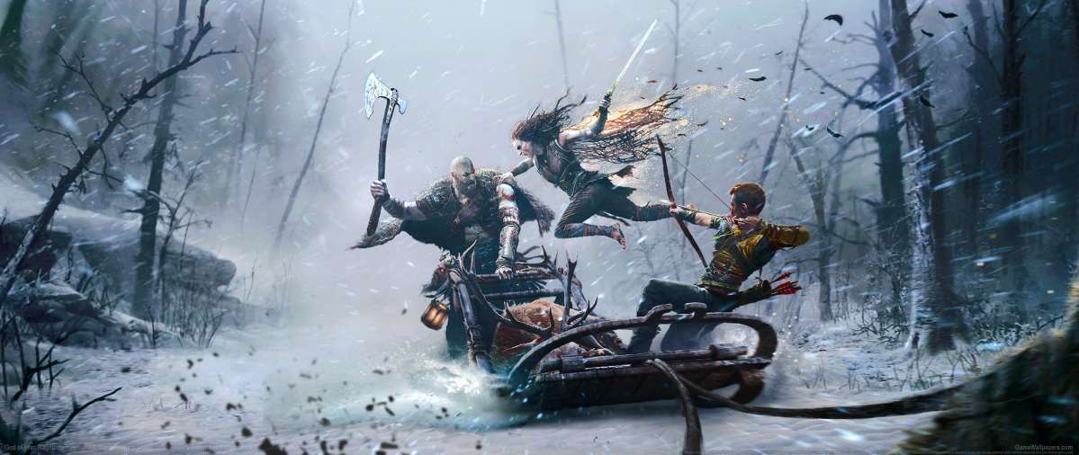 God of War: Ragnarok ultrawide wallpaper or background 02