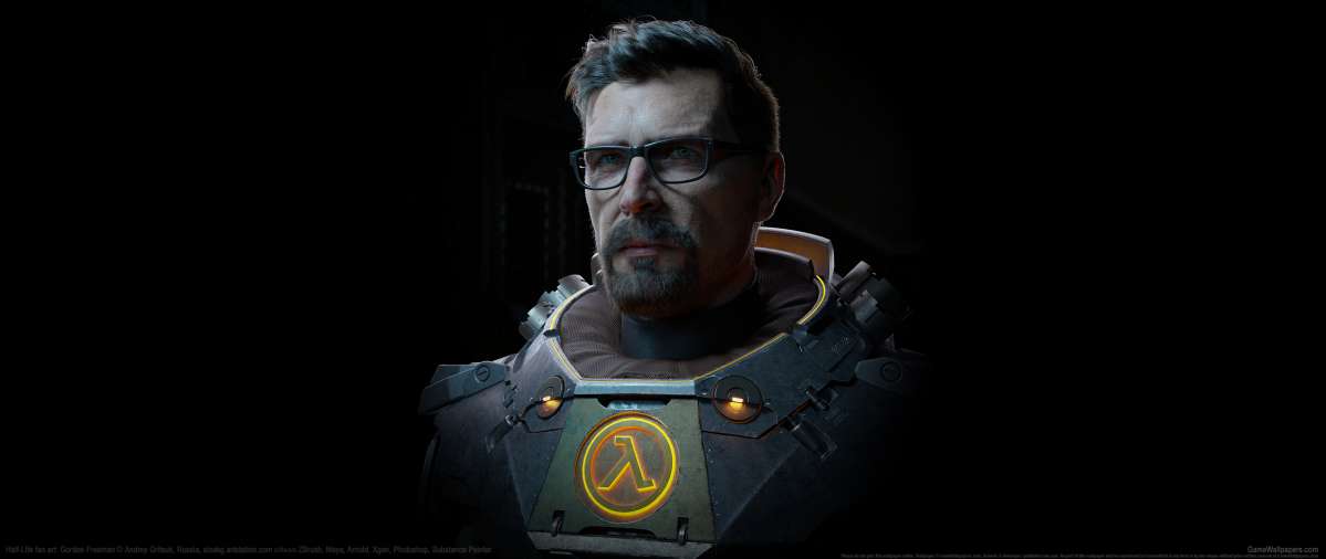 Half-Life fan art ultrawide wallpaper or background 01