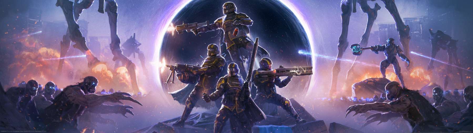 Helldivers 2 superwide wallpaper or background 06