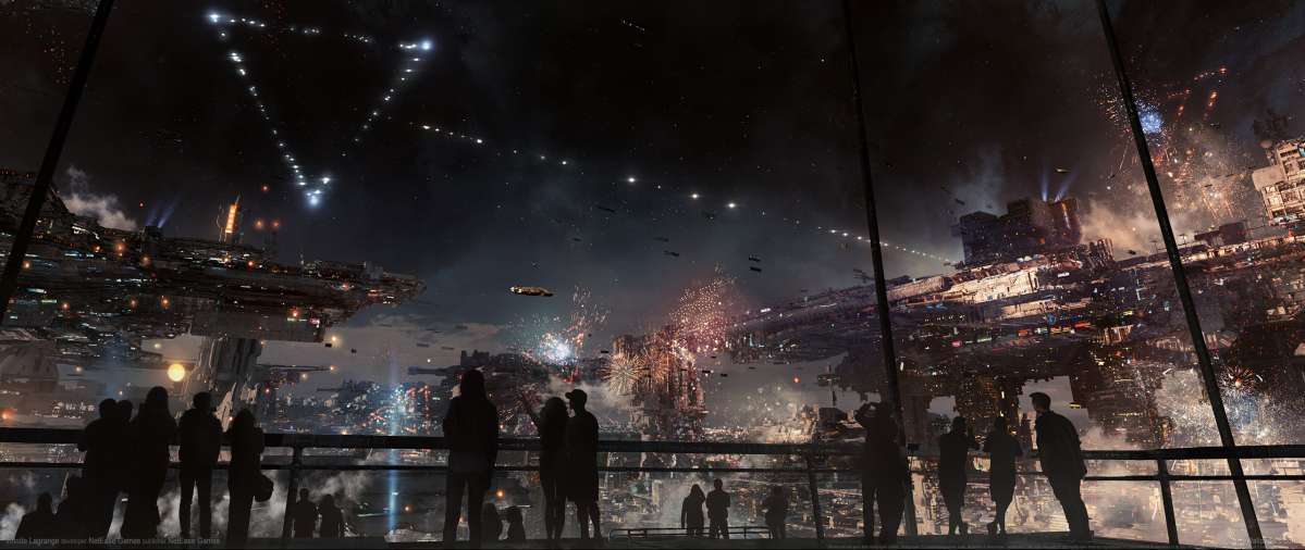 Infinite Lagrange ultrawide wallpaper or background 08