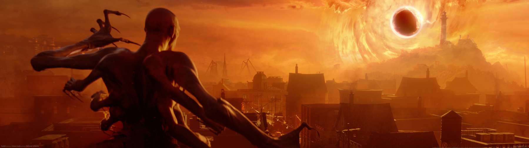 Redfall superwide wallpaper or background 02