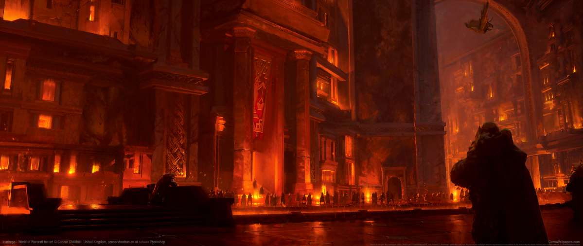 World of Warcraft fan art ultrawide wallpaper or background 02